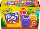 Crayola Washable Kids Paint Set  6ct  - Assorted Bold Colors  Arts   Crafts Supp