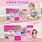 Doll Modern Kitchen Mini Playset kitchen Toys Pretend Play W  Light  sounds