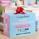 Luna Bean Baby Hand   Footprint Kit - New Mom Gifts  Keepsake Ornament  Regis   