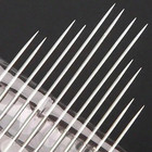 Sewing Needles 12pc Stainless Steel Large Eye Hand Needle With Wooden Case Craft