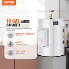 Vevor 10 Gallon Electric Water Heater Instant Hot 1 6kw Led Display For Shower