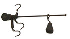 Star Logo Antique Cast Iron Hanging Balance Scale Or Steelyard Scale  936