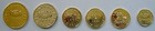 Mormon Gold Set 6 Pc Salt Lake City Utah Missionary Brigham Young Deseret