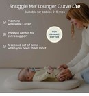 Snuggle Me Lounger Curve Lite 0-6 Months Walmart Edition - Sand Smo-lcu-ww-sd-n1