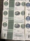  lot Of 15  Paul Revere Investors Inc  Stock Certificate