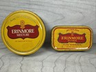 Vintage Murrays Erinmore Pipe Tobacco Tins Rectangle   Round Collect Lot Of 2
