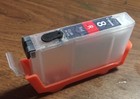 Cli-8 Oem Canon 9000-9000mkii Empty Flushed Set  Drilled - Free Plugs  Clips