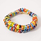 Taka Krobo  recycled  Powder Glass Multi-colored Trade Beads Ghana