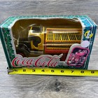 Ertl 1994 Coca-cola Delivery Stake Truck Die-cast Metal Bank Christmas Greetings