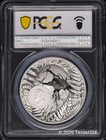 2026 Cook Islands 1oz  5 Silver Jurassic Relic - Carcharodontosaurus Pcgs Ms70fd