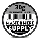 Stainless Steel 316l - 250ft - 30 Gauge Wire 30g - 0 25mm - 0 01in - Master Wire