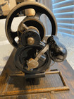 Early 1900 s Antique Macy s Hand Crank Sewing Machine - Red Star Very Rare