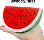 6pcs Jumbo Squishies Slow Rising Strawberry Peach Banana Lemon Wa
