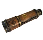 Brass Sailor Pirate Leather Telescope Spyglass Antique Scope Vintage Gift D  cor