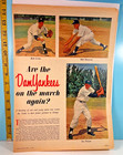      1955 New York Newspaper Damn Yankees Mantle  Berra    very Rare  