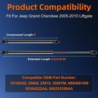 Qty  2  Liftgate Replacement Lift Support For Jeep Grand Cherokee 2005-2010 T   