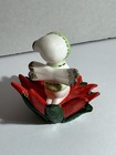 Vintage Pixie Snow Baby Sitting In Poinsettia National Potteries Co Japan  C6948
