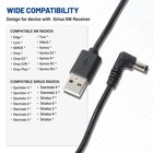 3 2ft Usb Power Cord Cable 5 Volt Charger Connector For Sirius Xm Radios Rece   