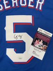Corey Seager Autographed Texas Rangers  5 Jersey Jsa Authenticated