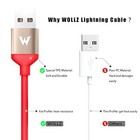 3 Charging Cable 5ft 1m Heavy Duty Usb Cord Apple Iphone X 8 7 6 5 Red 