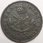 1850 Bank Of Upper Canada One Half Penny Token  lot 1 