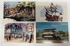 Vintage Disney Disneyland Concept Art Postcards Carnation Pirates Adventureland