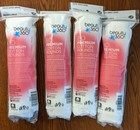 Lot Of 4 Beauty 360 Premium Lint Free Cotton Rounds - 80 Cotton Rounds - 320 Ttl