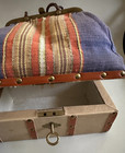 Antiq Repro Of French Doll Travel Bag Treasurechest 4 Poupee Bru  american Girl