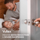 Wall Protectors   4 Pcs Of Clear Rubber Knob Self Adhesive Guard Door Bumper