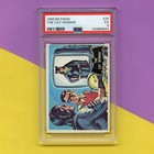 Original 1966 Topps Batman Black Bat Trading Card  25 Psa 5