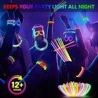 467 Pcs Glow Sticks - Neon Party Supplies Glow In The Dark 8 Colors
