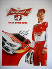 Kevin Harvick Signed 2014  4 Budweiser Chevy Ss Grab Some Buds 8 5x11 Hero Card