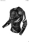 Venum Gladiator 3 0 Long Sleeve Mma Rashguard - Black white Men   s Xl