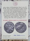 Owl Of Goddess Athena Genuine Ancient Tetradrachm Coin Silver Necklace With Coa 