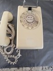 Vintage 1969 Western Electric 554 Rotary Dial Wall Phone Pale Yellow   Retro