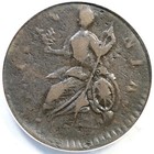 1787 Rr-13 Anacs Xf40 Bust Right Vermont Colonial Copper Coin