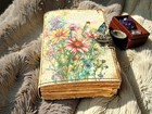 Handmade Leather Grimoire Book Of Shadows     400 Page Refillable Witchcraft Spell