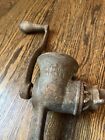 Antique   Meat Grinder   Food Chopper Universal Number 2-cast Iron   Wood