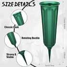 12 Pcs Plastic Cemetery Vases With Spikes Memorial Flower Vase Cemetery Grave Fl