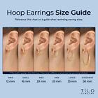 14k Real Solid Gold Hand Engraved Diamond-cut Creole Hoops Earrings All Sizes