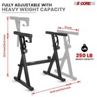 5core Keyboard Stand Adjustable Height 34 5  Width 32 5    Electric Piano Riser