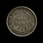 1896-o Barber Dime  Better Date New Orleans Mint Issue  Excellent Condition