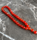 Premium High Quality Orange Carnelian Misbaha Luxury Islamic Prayer Beads Tasbih
