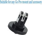Camera Tripod Mount For Gopro Adapter  2pcs 1 4-20 Screw Conversion Adapter For