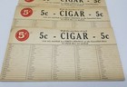 Tobacco Shop 5c 5 Cent Cigar  free Chance To Win  Game Card Mid Century Unused