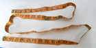 Vintage Dean Dritz 849 Scovill Measuring Tape 60  England Orange Large Print