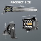 52  Triple Row Led Light Bar   4 Pod Combo For Off-road Driving