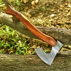 Custom Hand Forged Damascus Steel Viking Outdoor Camping Hatchet Tomahawk Axe