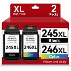 Pg-245xl Cl-246xl Ink Cartridge For Canon Pixma Mg2522 Mg2520 Ts3122 Tr4520 Lot