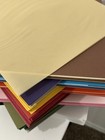 Scrapbooking Paper Lot Of 50 random Selection -12    X 12     Solid Colors  Smooth